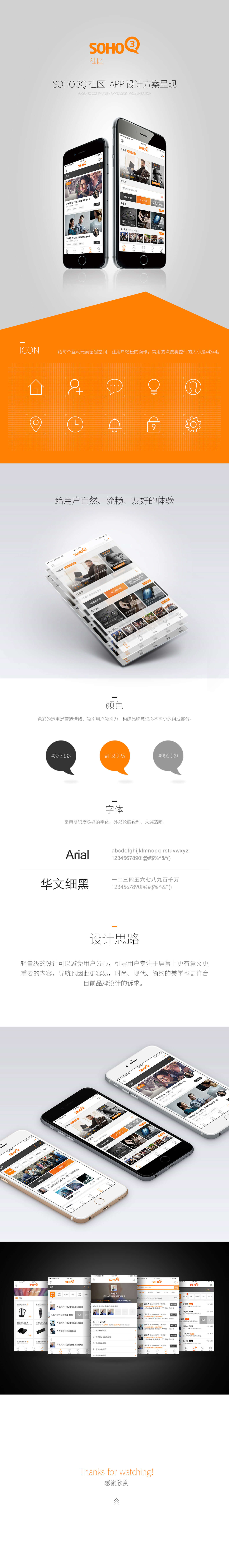SOHO 3Q 社区 APP 设计方案二